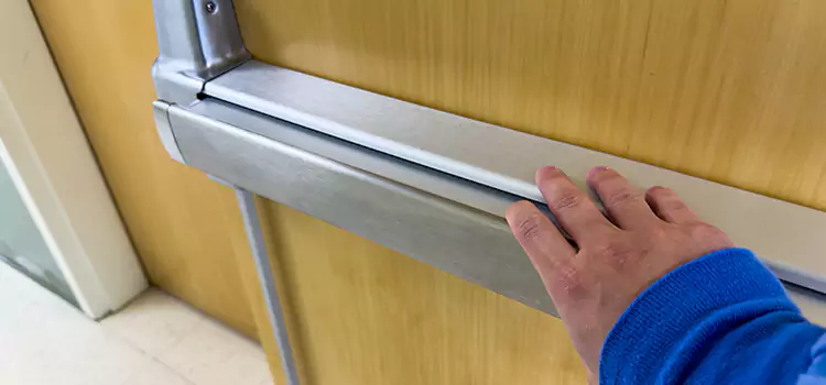 Installing a Push Bar on a Door Daly City